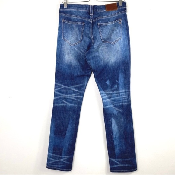 Madewell Boyfriend Rare Patches Distressed Jeans RN# 77388 - Picture 4 of 8